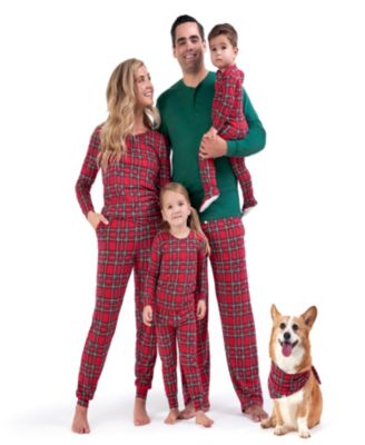 Baby Girls Holiday Family Pajamas Neutral One Piece Footed Pajamas