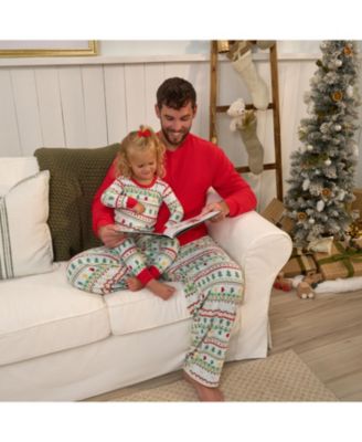 Baby Girls Holiday Family Pajamas Neutral Two Piece Pajamas