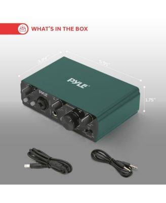 Podcasting USB/ASIO Audio Interface for Recording, Songwriting, Streaming, and Podcasting