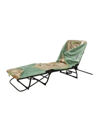 Oversize Portable Versatile Cot, Chair, & Tent, Green/Tan (2 Pack)