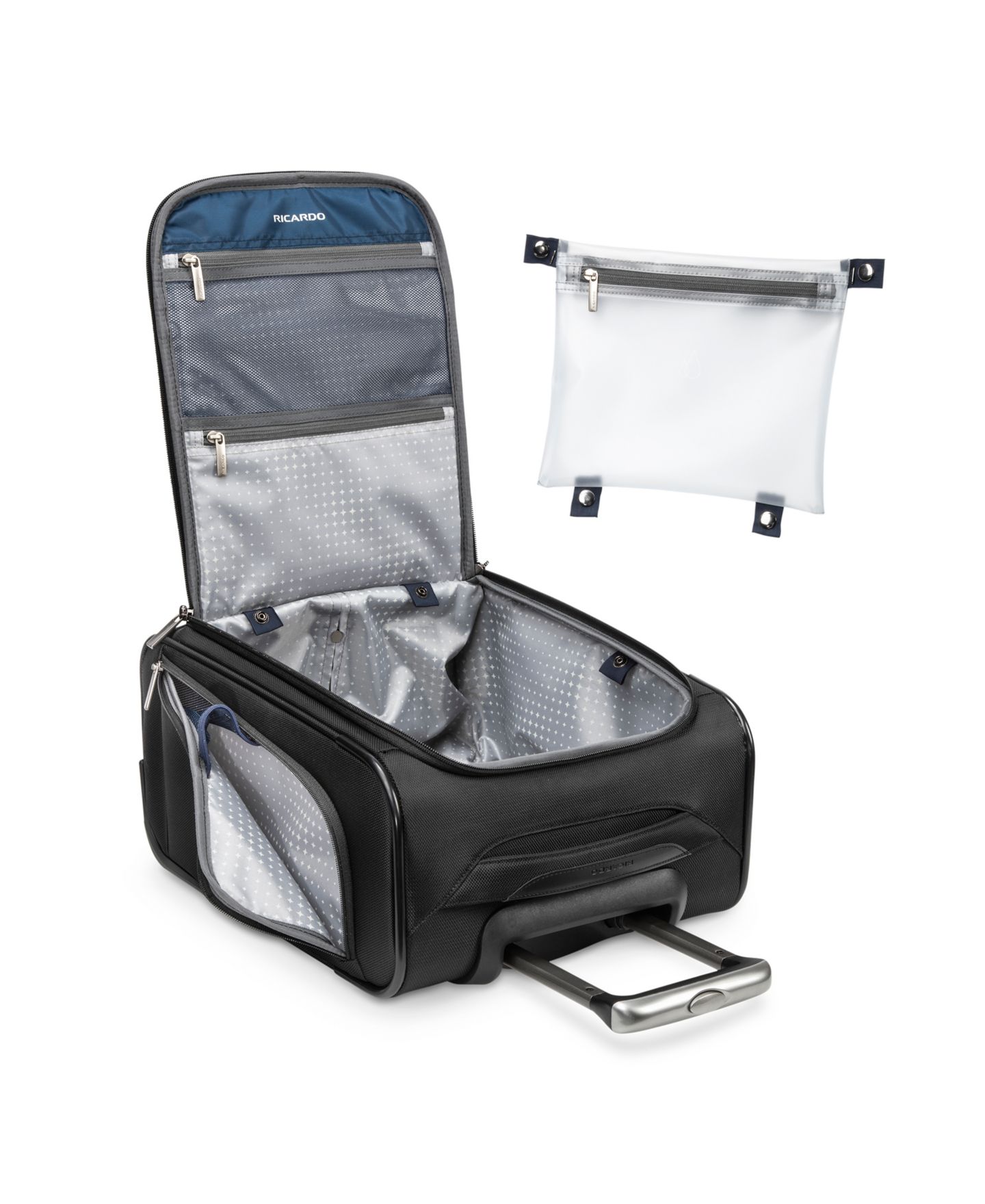 Чемоданы Ricardo Avalon 17" Carry-On Underseater, цвет: Чёрный — фото 6