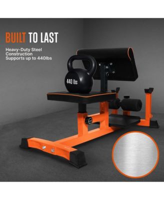 Multi-Function Sissy Squat Machine With Adjustable Squat Bench