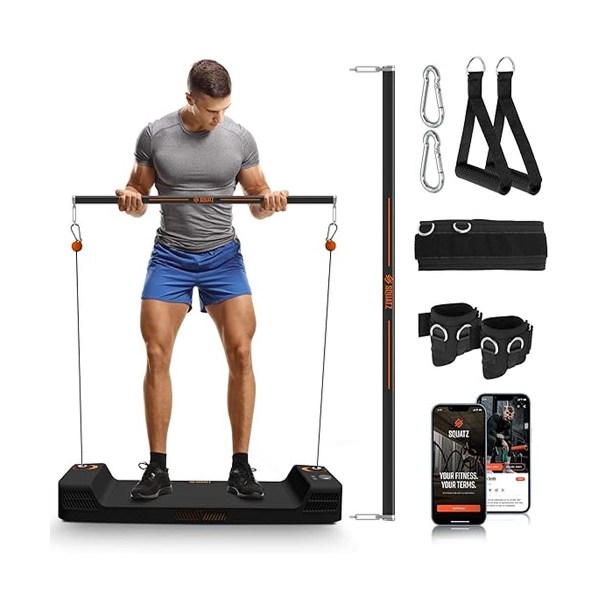 Travel Apollo Fitness Board, Push-Up Body Workout System Equipment - Black