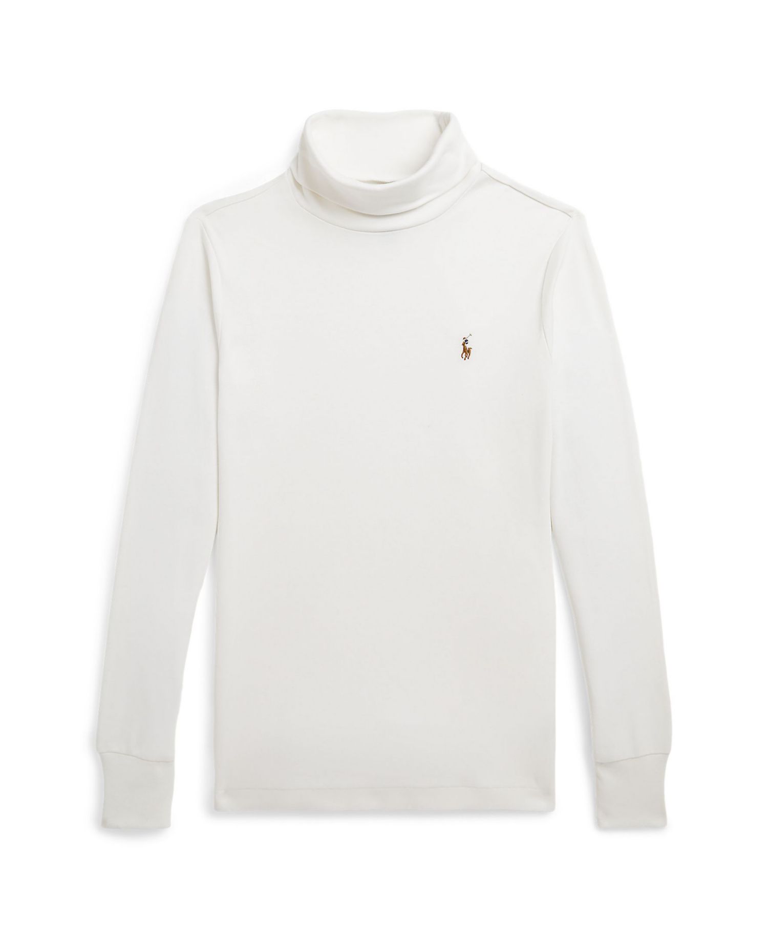 Big Boys Cotton Interlock Turtleneck Sweatshirt