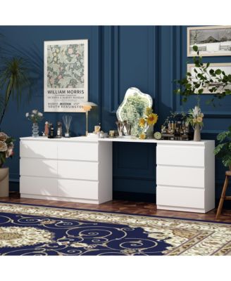 9-Drawer Retractable Dresser Bedroom Storage Organizer