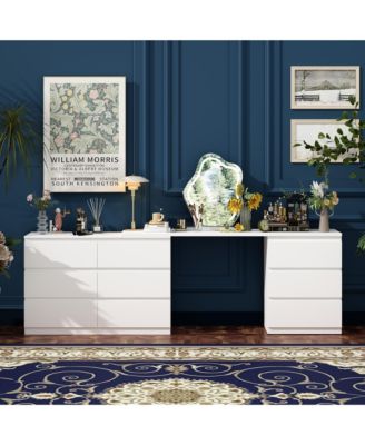 9-Drawer Retractable Dresser Bedroom Storage Organizer