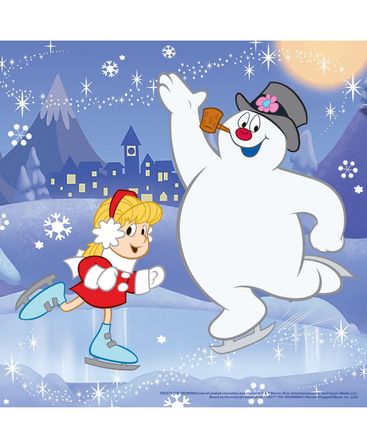 Детский пазл MasterPieces Puzzles Frosty the Snowman 100 Piece Jigsaw Puzzle — фото 3