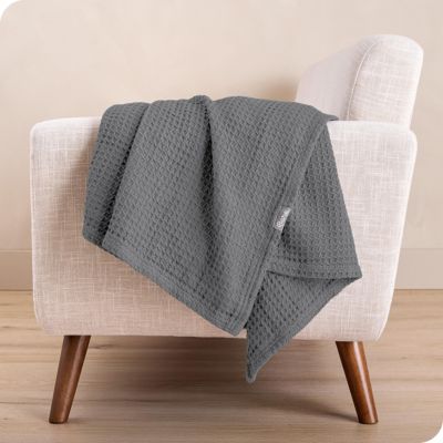 Cotton Waffle Blanket, Twin/Twin XL