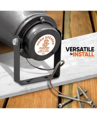 8.1” Portable PA Horn Speaker With 8 Ohms Impedance & 50W Peak Power