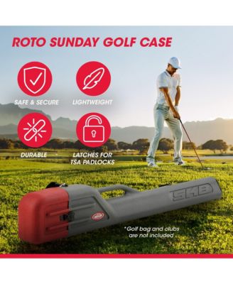 Cases Lightweight Hard Plastic Roto Sunday Golf Club Airline Travel Case