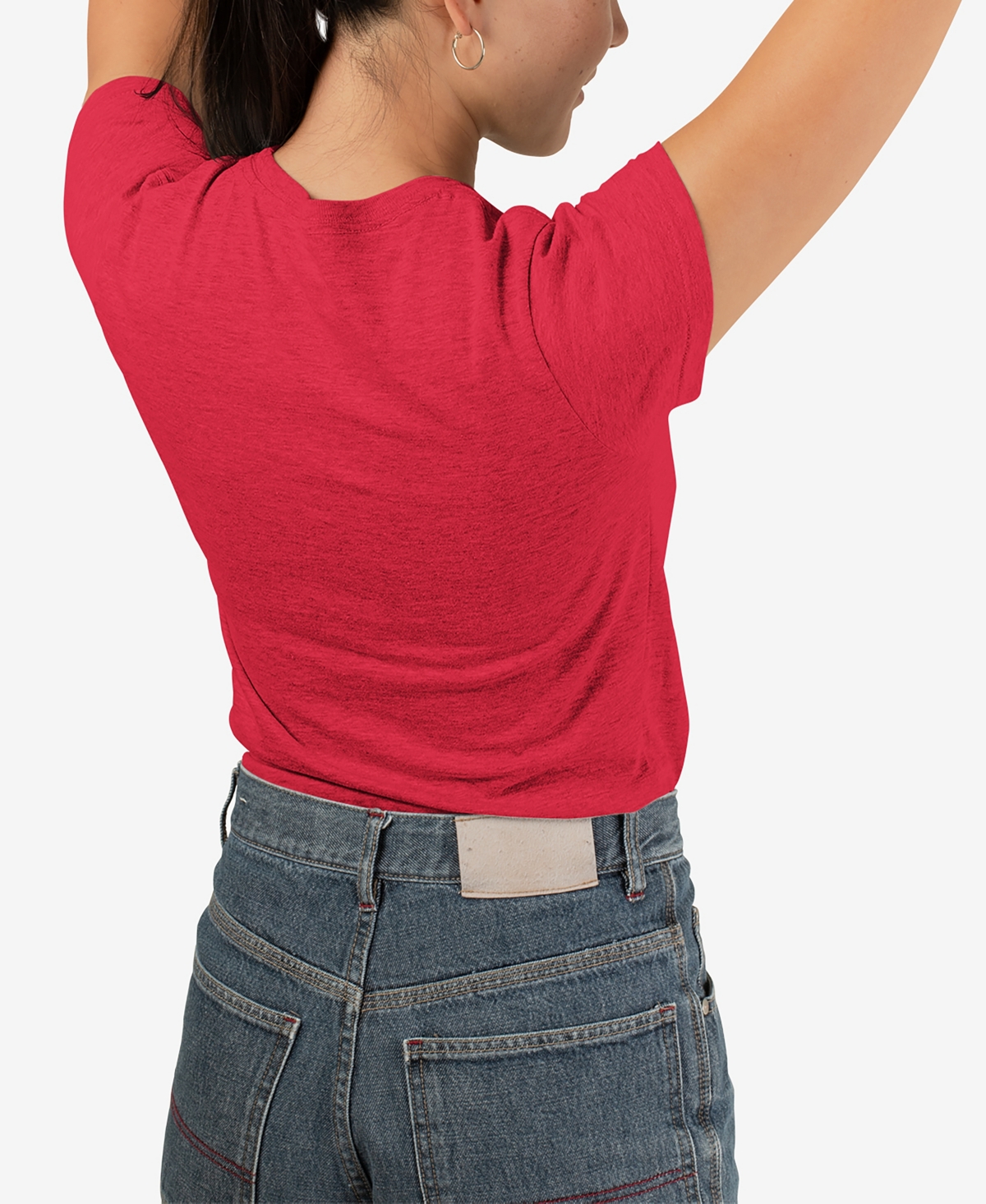 Shop La Pop Art Women's Summer Vibes Premium Blend Word Art T-shirt In Red