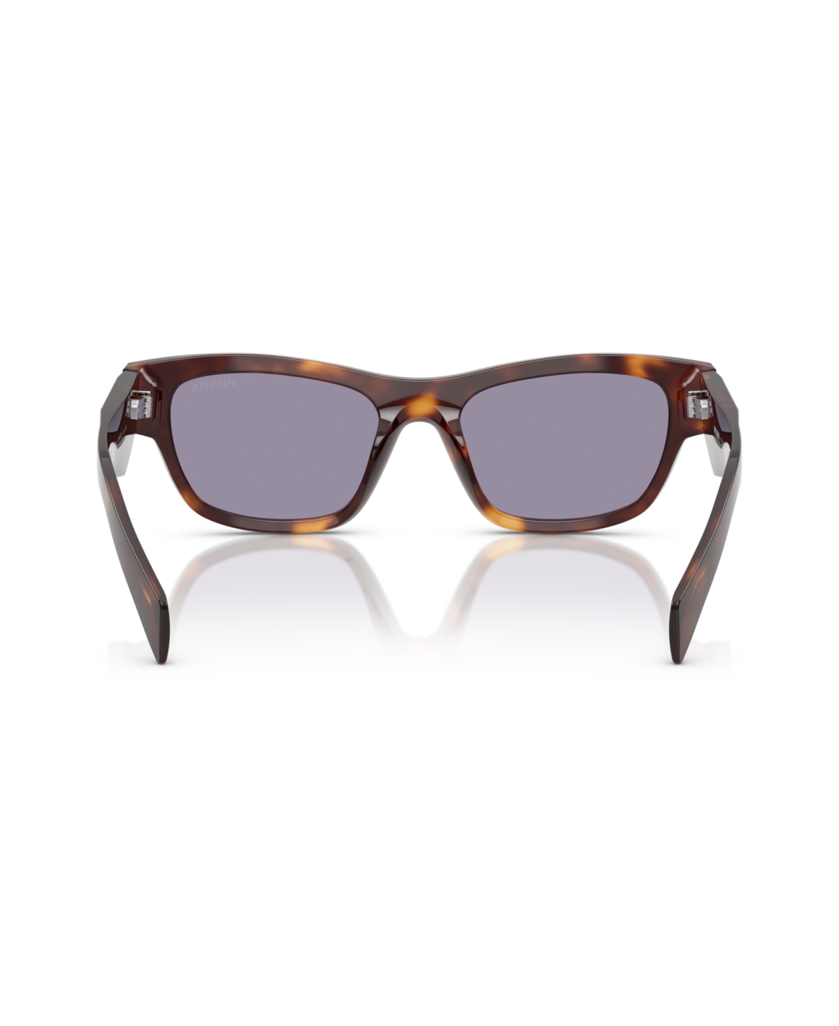 Prada Womens Brown B09s Square-shape Acetate Sunglasses In Classic Tortoise