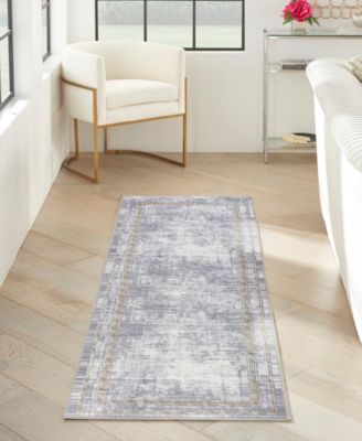 Daydream Washable DDR03 2'2"x7'6" Runner Area Rug