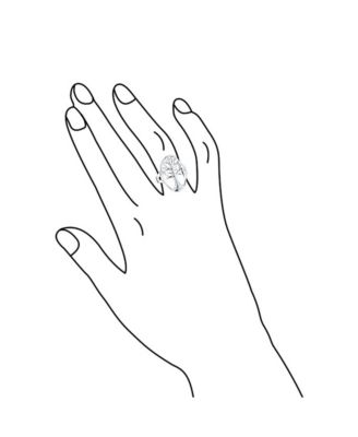 Large Open Oval Family Wishing Tree of Life Ring 925 Sterling Silver