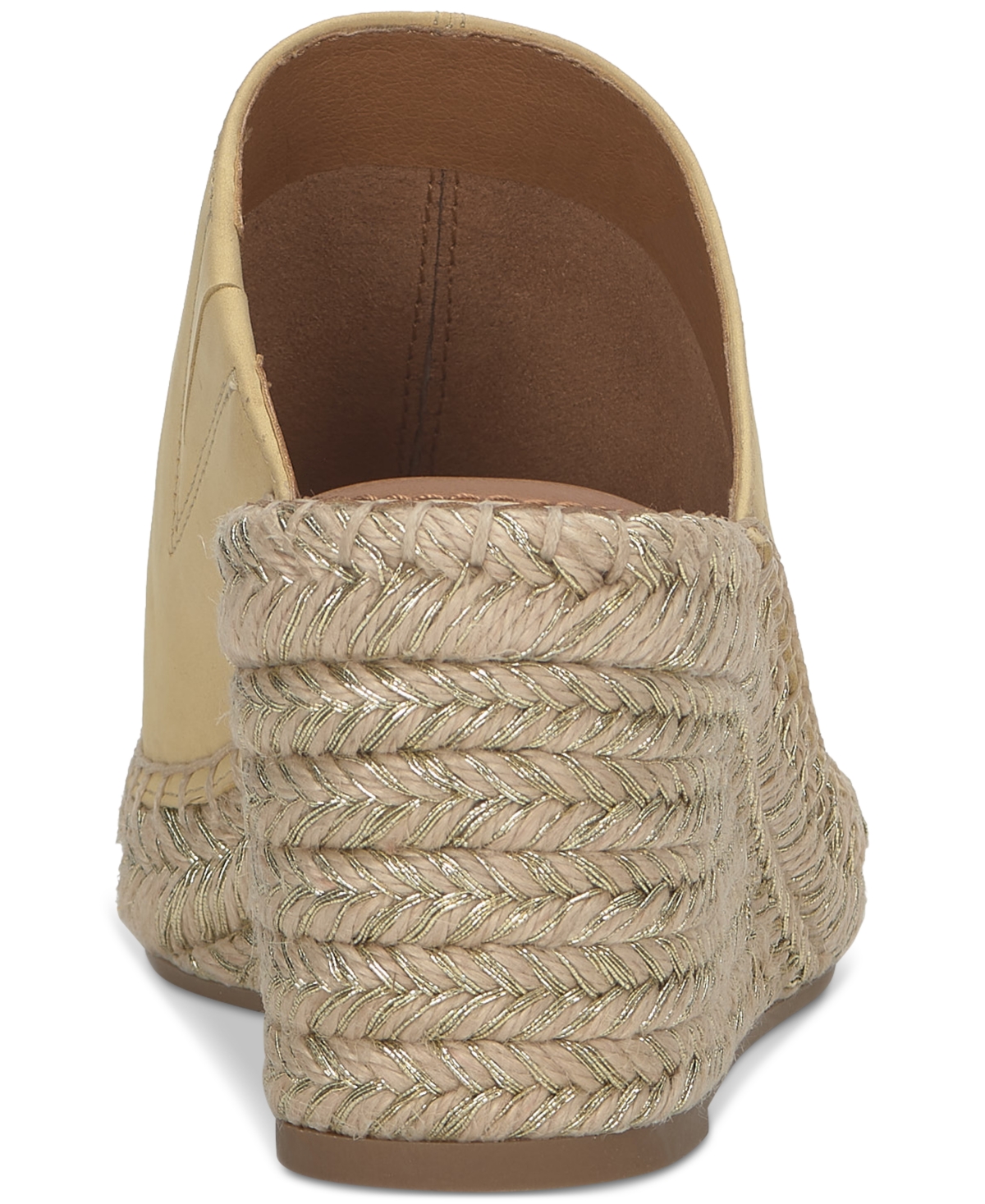 Shop Lucky Brand Women's Cabriah Platform Wedge Sandals In Sunlight Leather