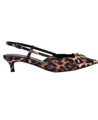 Women's Jesson Logo Slingback Kitten Heel Pumps