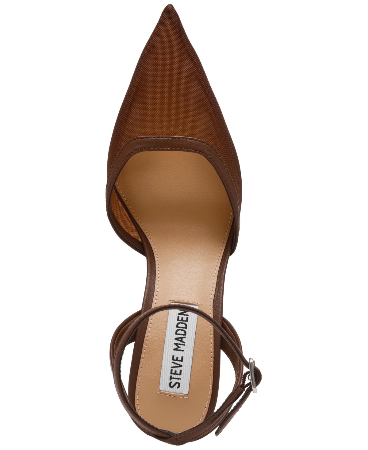 STEVE MADDEN WOMEN'S ALLIANCE MESH ANKLE WRAP PUMPS 