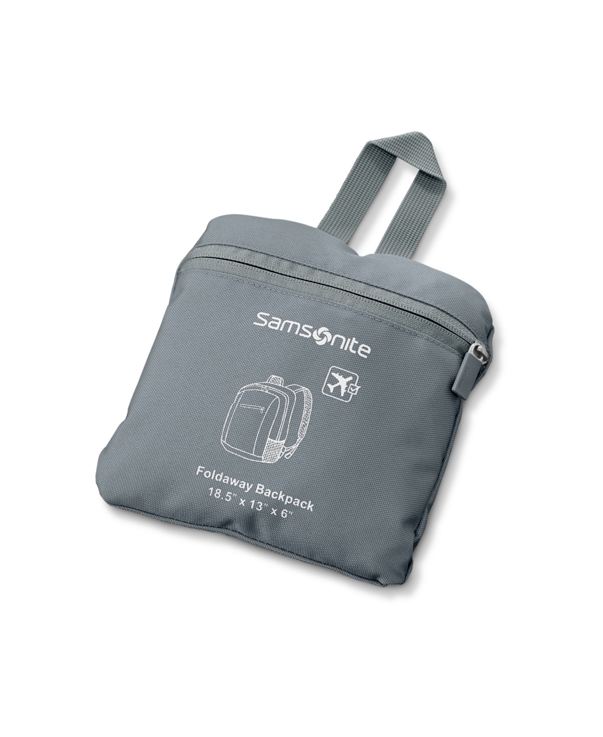 Samsonite Foldaway Backpack In Slate Blue