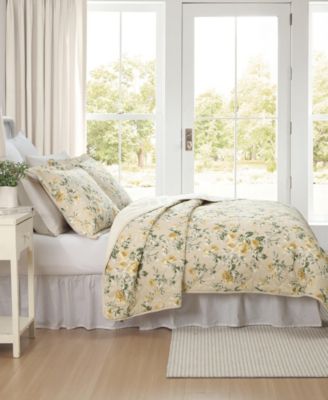 Roses Reversible 3-Pc. Quilt Set, King