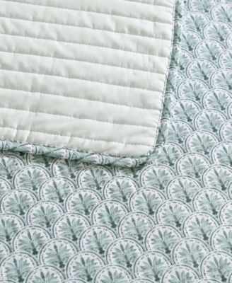 Coastal Batik Reversible 3-Pc. Quilt Set, Full/Queen