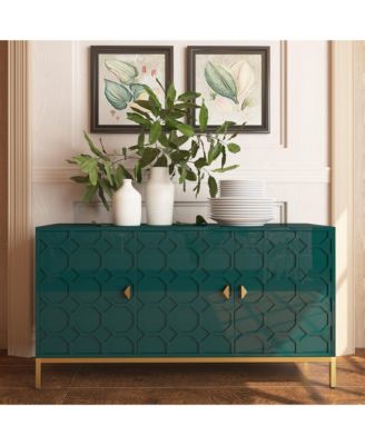 Freestanding Storage Cabinet 3-Door Accent Cabinet