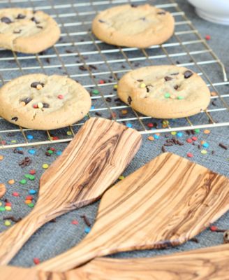 Olive Wood Pan Paddle Spatula