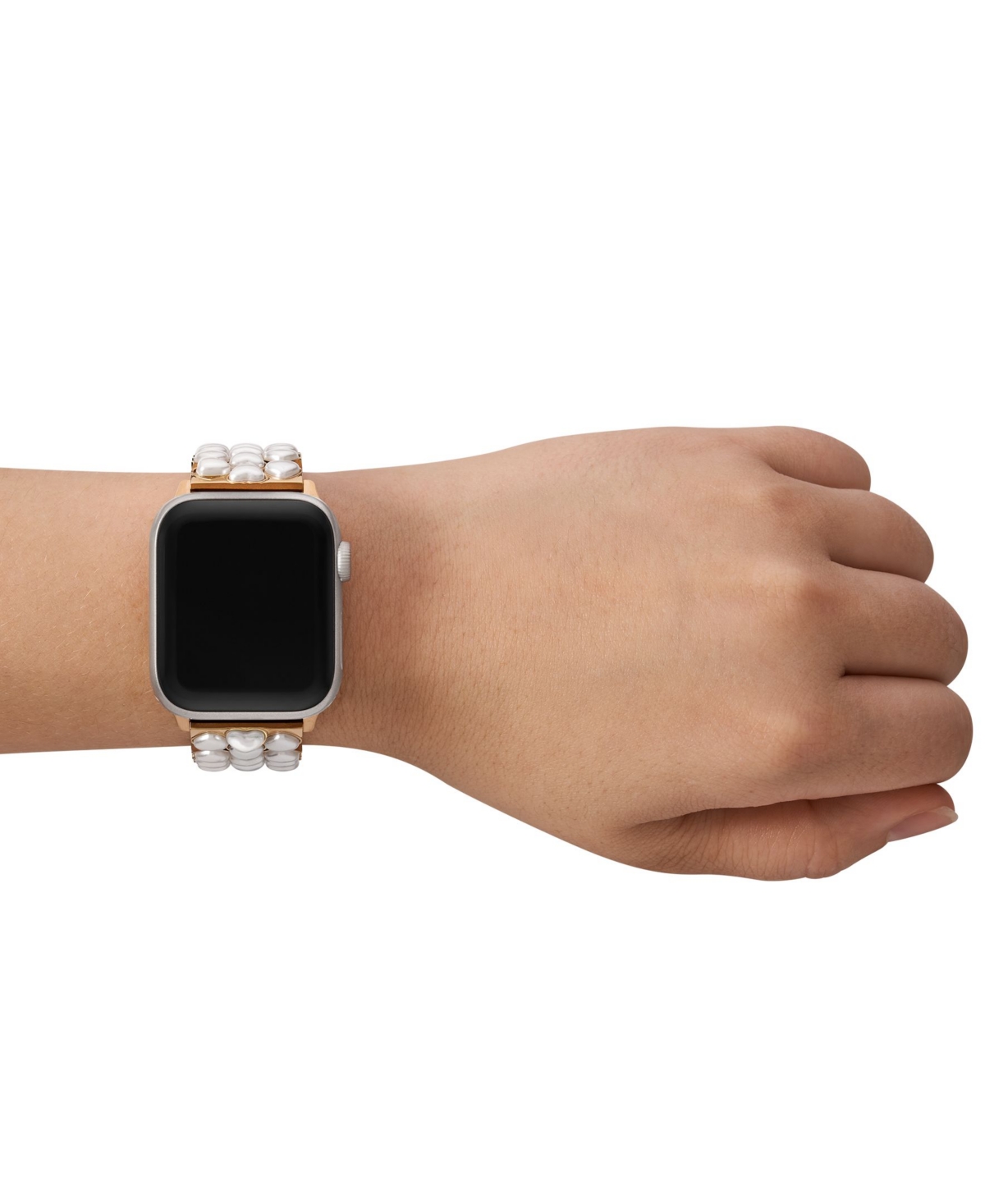 Kate Spade New York Women's Stainless Steel Rose Gold-Tone Band for Apple Watch, 38/40/41mm and 42/44/45/49mm