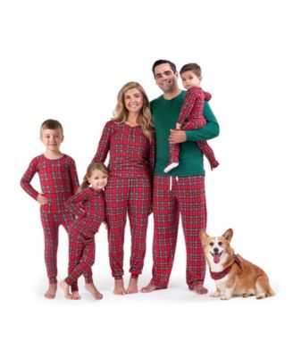 Girls Holiday Family Pajamas Neutral Two Piece Pajamas