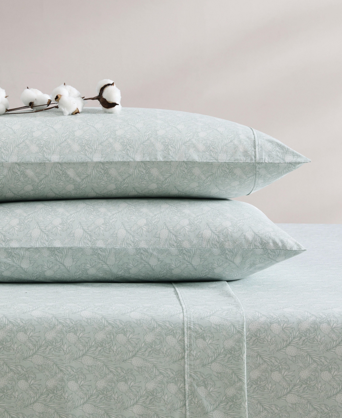 Tommy Bahama Home Cotton Percale 4 Piece Sheet Set, King