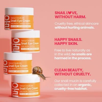 Korean Skin Care Snail Mucin Eye Cream K Beauty Skincare