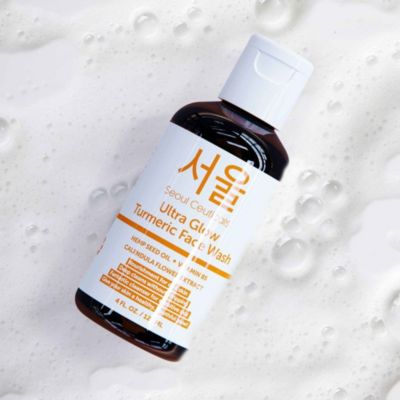 Korean Skin Care Cleanser Ultra Glow Turmeric Face Wash K Beauty Skincare