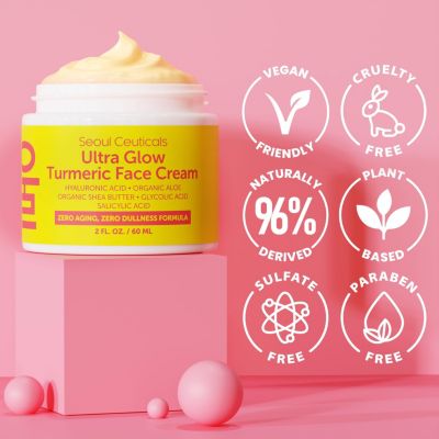 Korean Skin Care Ultra Glow Turmeric Face Cream K Beauty Skincare