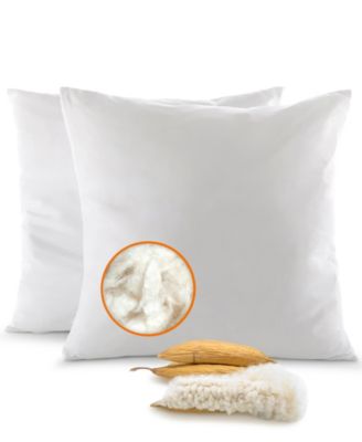 Natural Kapok 2-Pack Pillow Inserts, 26" x 26"