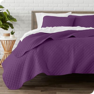 Ultra-soft Diamond Stitched Coverlet Set
