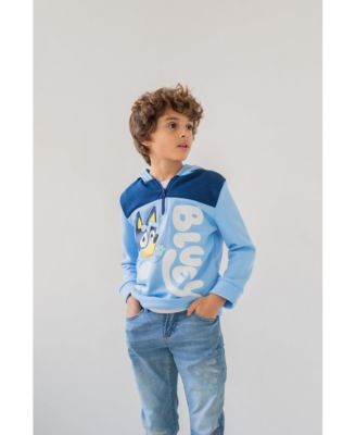 Boys Bingo Fleece Half Zip Hoodie to