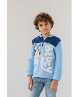 Boys Bingo Fleece Half Zip Hoodie to