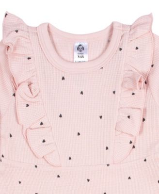 Toddler Girls Long Sleeve Ruffle Dress