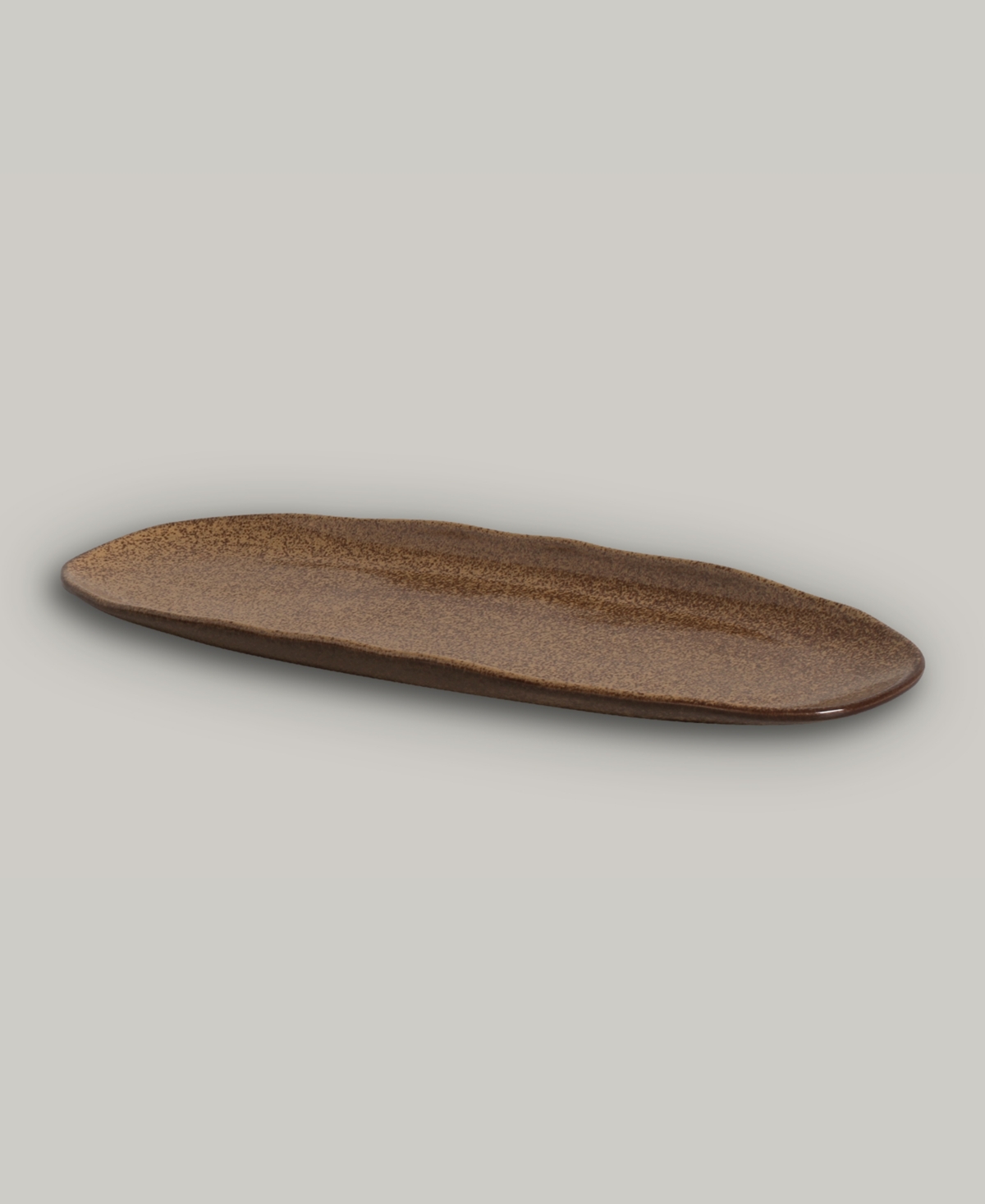 Porto Brasil 14.17" Stoneware Large Shallow Oval Platters, Set Of 4 In Dijon