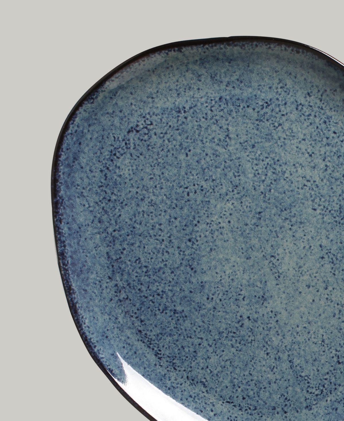 Porto Brasil Stoneware Oval Dinner Plates, Set Of 6 In Denim