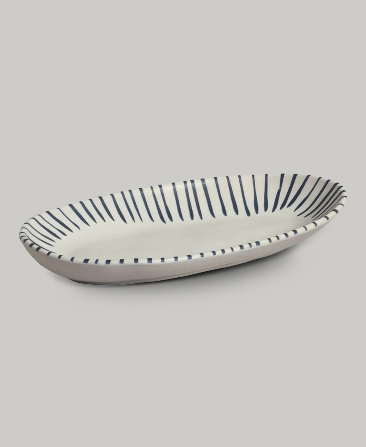 Porto Brasil Elemento Stoneware Large Deep Oval Platters, Set Of 4 In Elemento