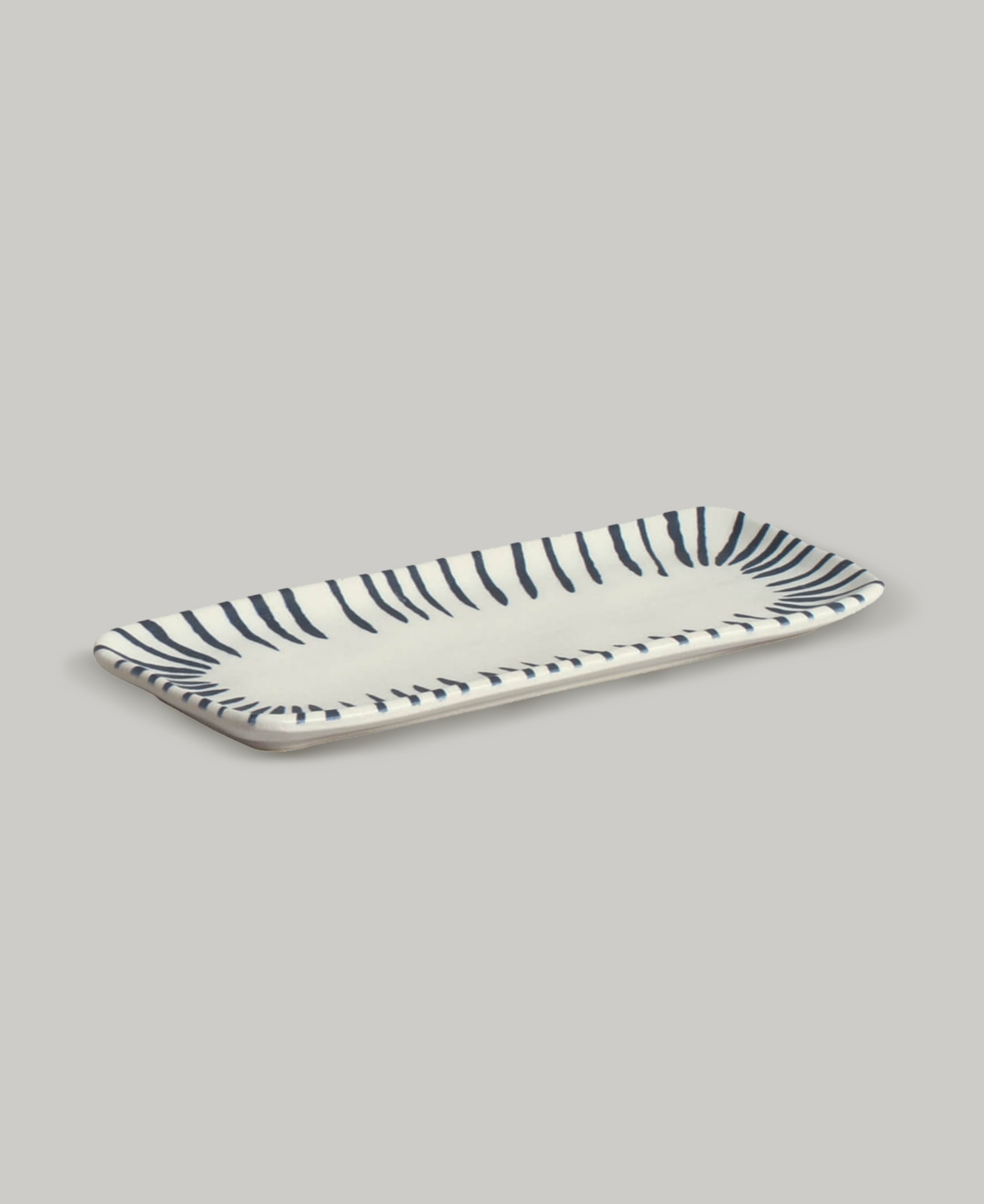 Porto Brasil Stoneware Rectangular Platters, Set Of 4 In Elemento