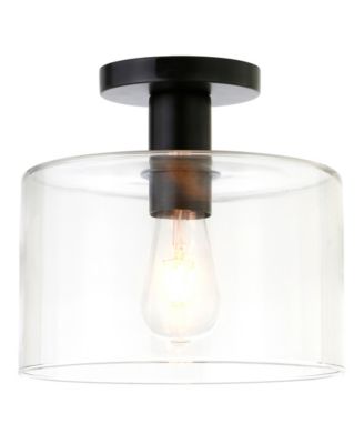 10" Metal Henri Wide Flush Mount