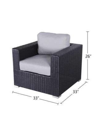 Fully Assembled Patio Chair with Cushions
