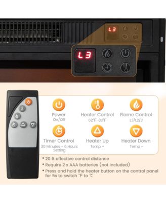 Stand with 1400W Electric Fireplace