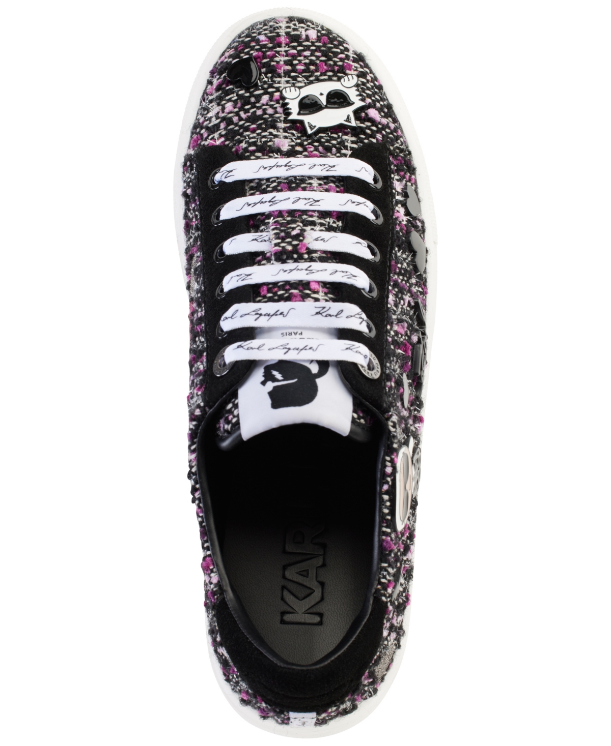 Karl Lagerfeld Paris Cate Pins Platform Sneaker In Multi