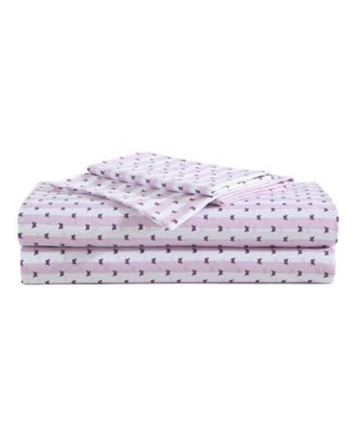 Printed Microfiber 3 Piece Sheet Set, Twin XL