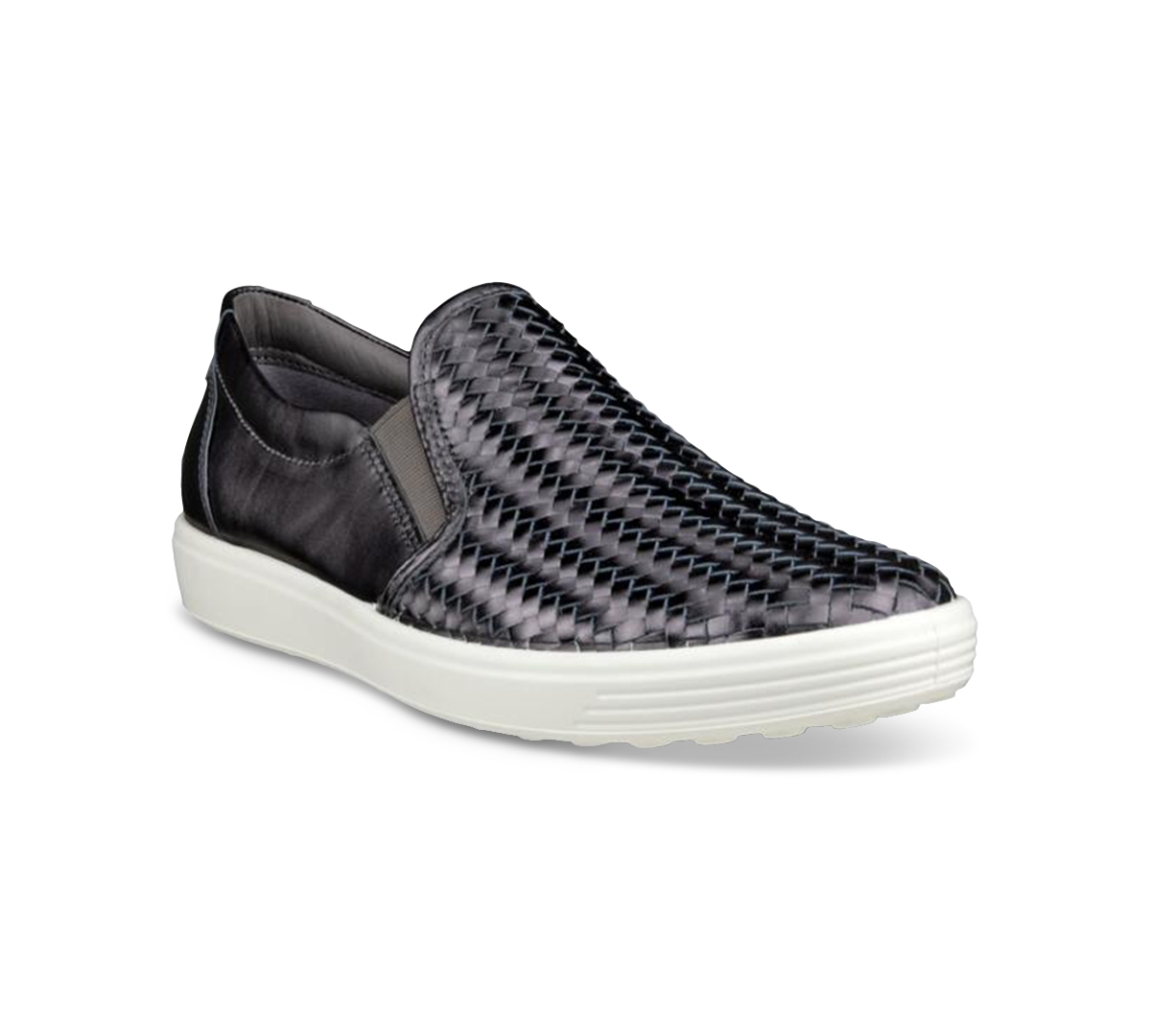 Women's Soft 7 Woven Slip-On Sneakers - Silver Heavy