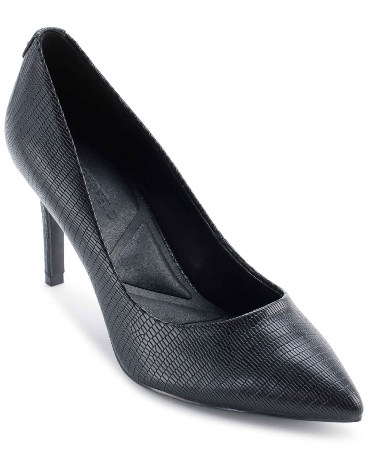 Shop Karl Lagerfeld Women's Royale High Heel Pumps In Black