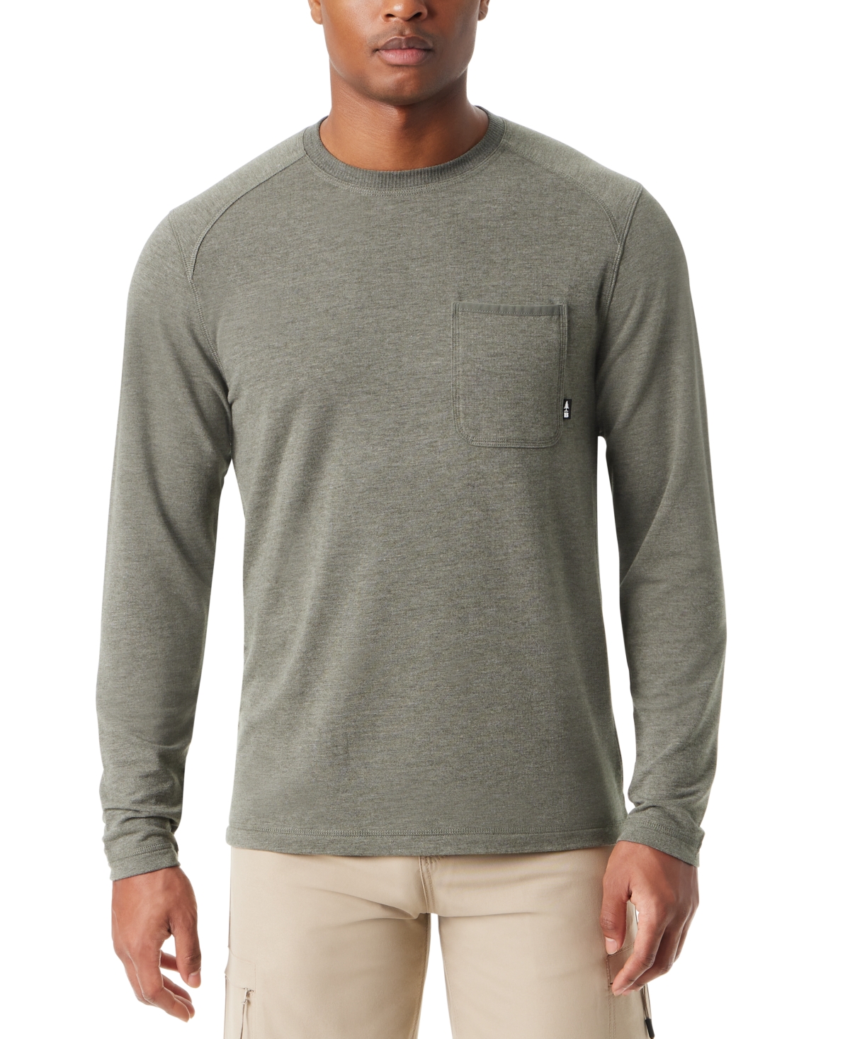Men's Long-Sleeve Ribbed T-Shirt - Deep Depth