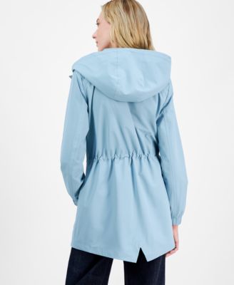 Women's Water-Resistant Hooded Anorak Coat